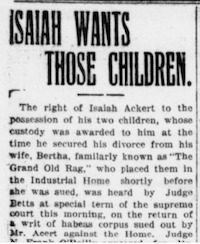 1909 article ackert