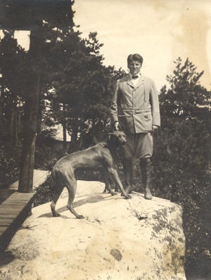 1907- jerome kidder and pronto.jpg