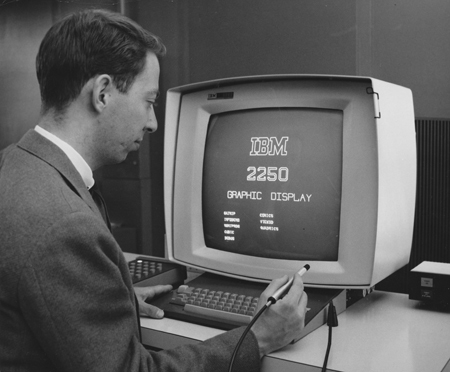 17 2250 Graphic Display for System 360 developed in Kingston Laboratory 1963-66 450px.jpg