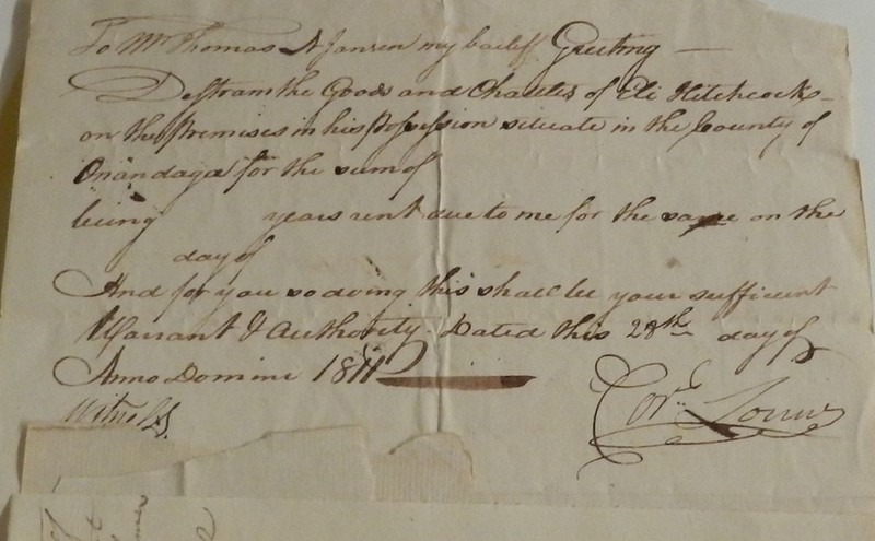 MSS 035.000.004 Jansen warrant for Hitchcock goods.JPG