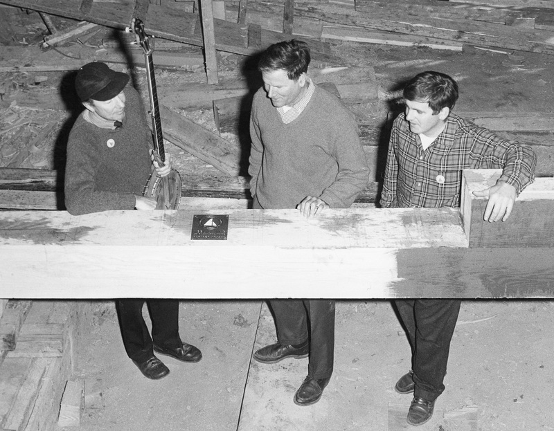 pete, cy, sandy at keel laying smaller.jpg