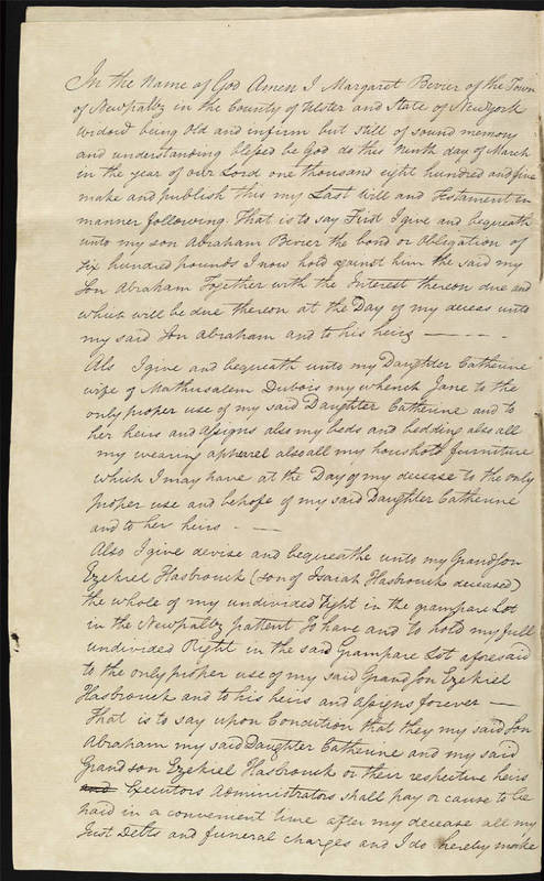 Will of Margaret Bevier of 1806_2.jpg