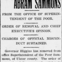 8:1:1905 Governor Removes Abram Sammons Abridged.png