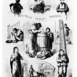 “New York Street Figures,” from Ballou’s Pictorial Drawing-Room Companion, (May 19, 1855). Courtesy of the Library Company of Philadelphia, Pennsylvania..png